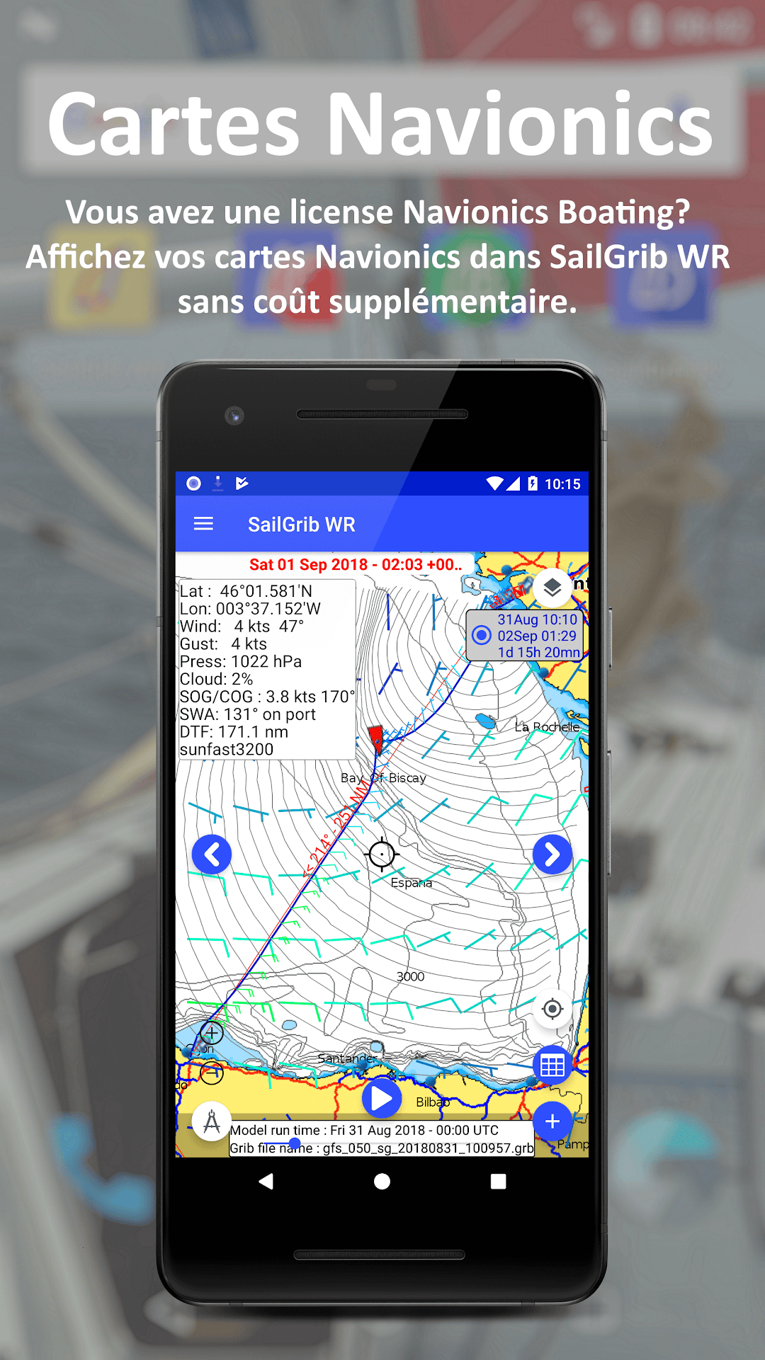 SailGrib WR screenshot