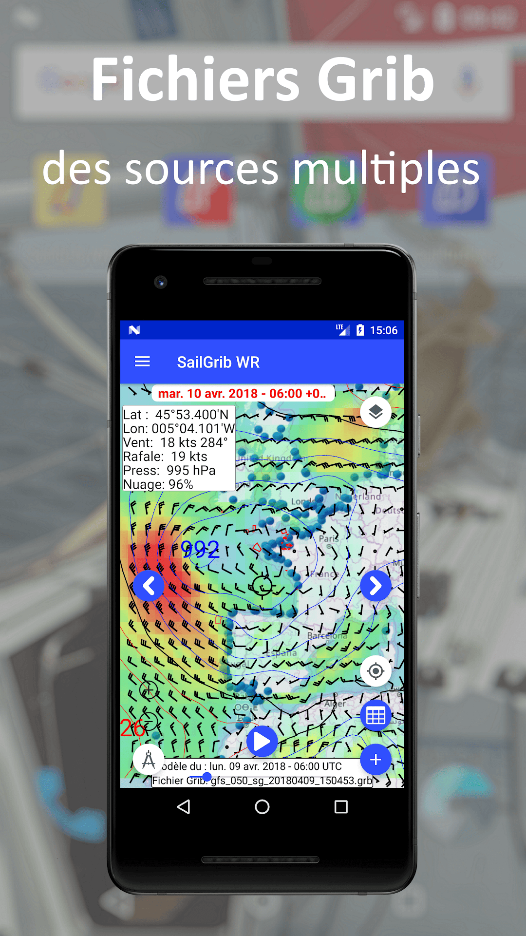 SailGrib WR screenshot